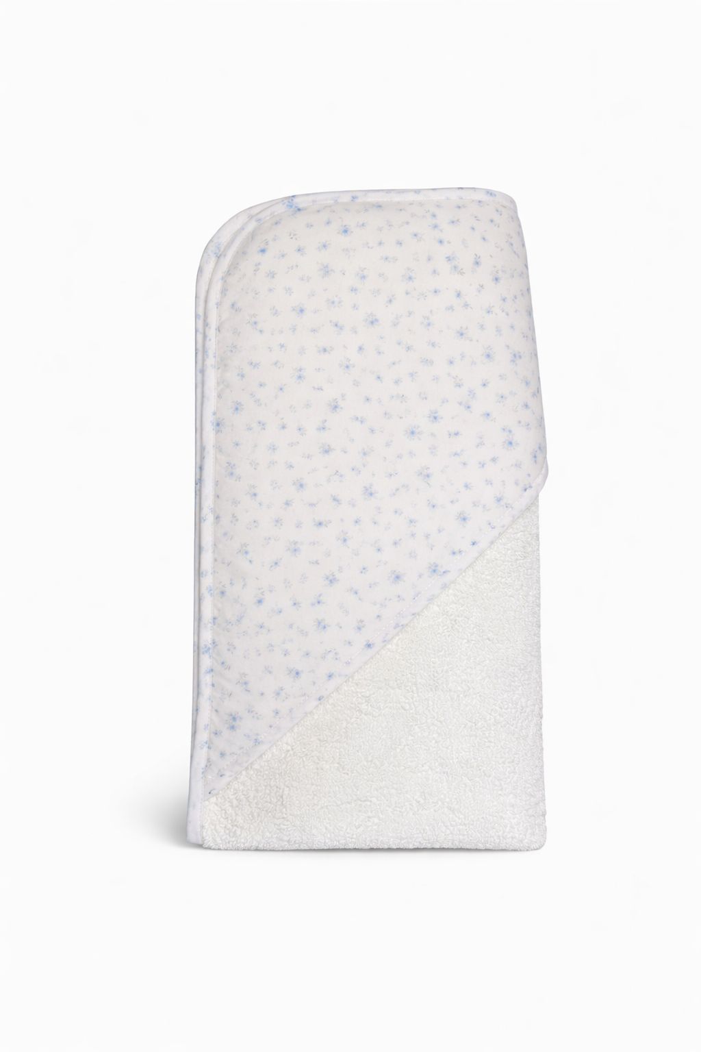 Toalla baño floral azul